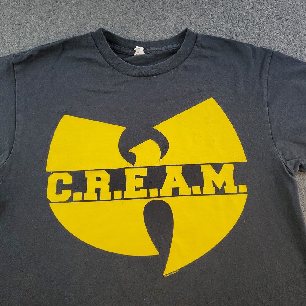 Vintage Optima WU-Tang T-Shirt Short Sleeve Size Medium Black - Picture 15 of 16